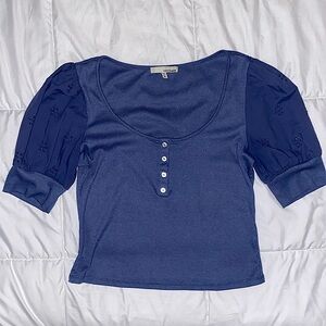 Jane & Hudson Blue Blouse (M)